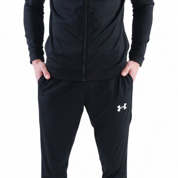 Under Armour Tracksuit Mens Size S / Fits Youth XL-XXL Game Royal/Black Outfit - Picture 8 of 14